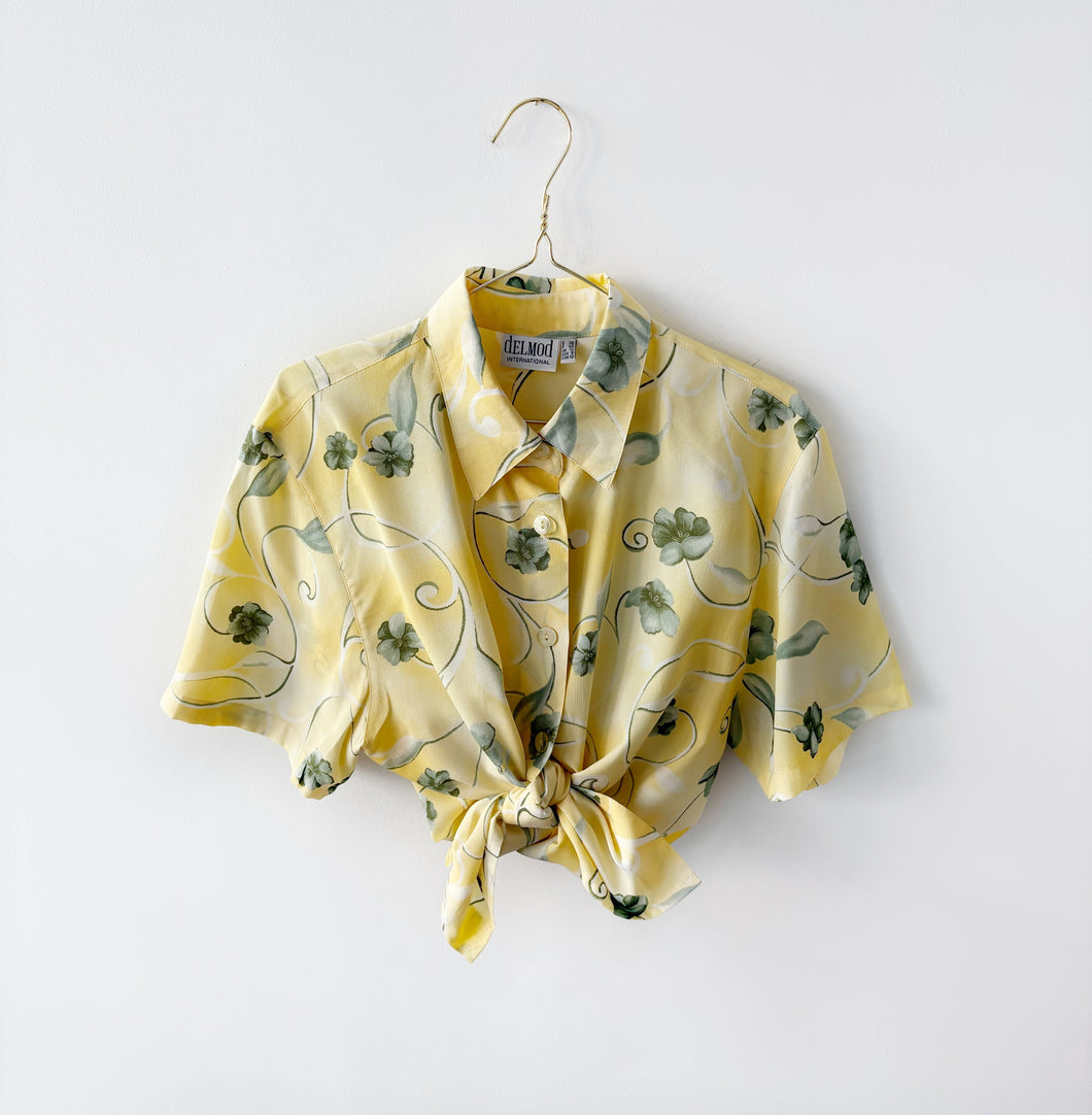 Floral print blouse (m)