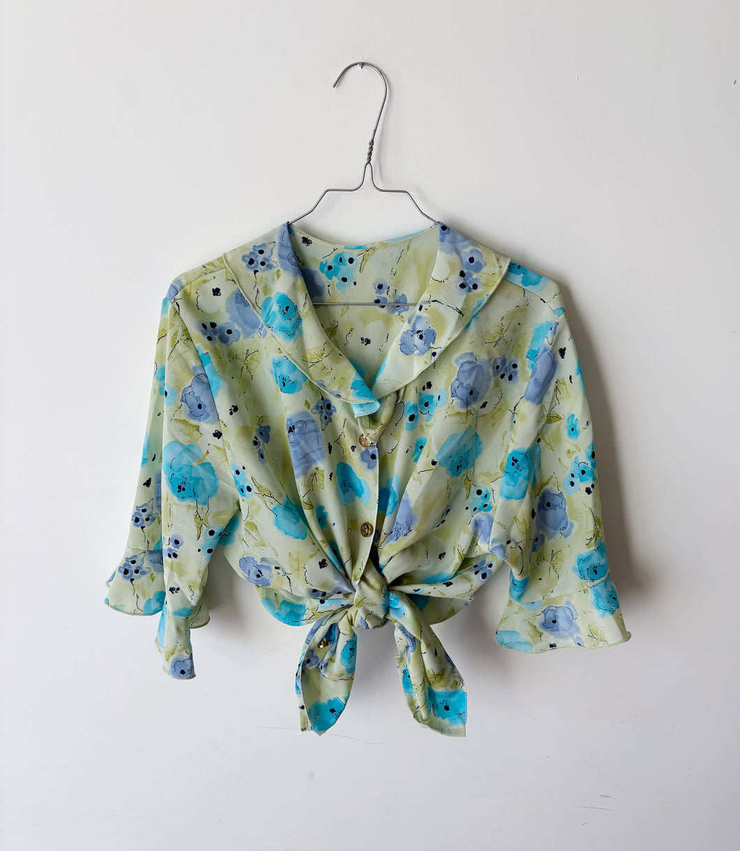 Floral print blouse (l/xl)